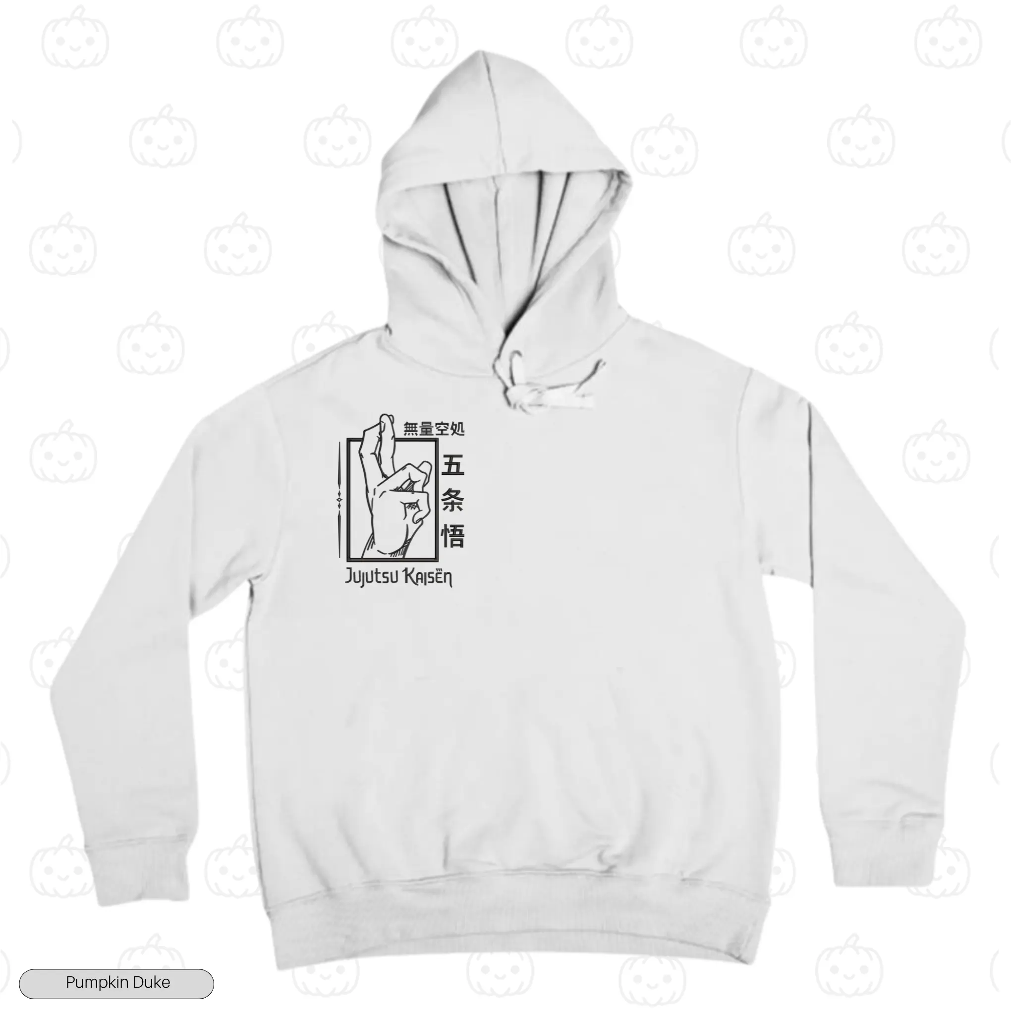 Gojo Domain Expansion Embroidery Hoodie