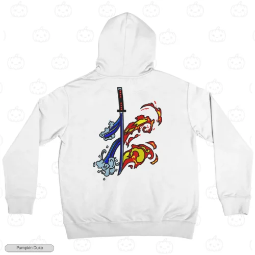 Blade of Two Breaths Embroidery Hoodie