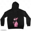 Chill Pink Panther Embroidery Hoodie