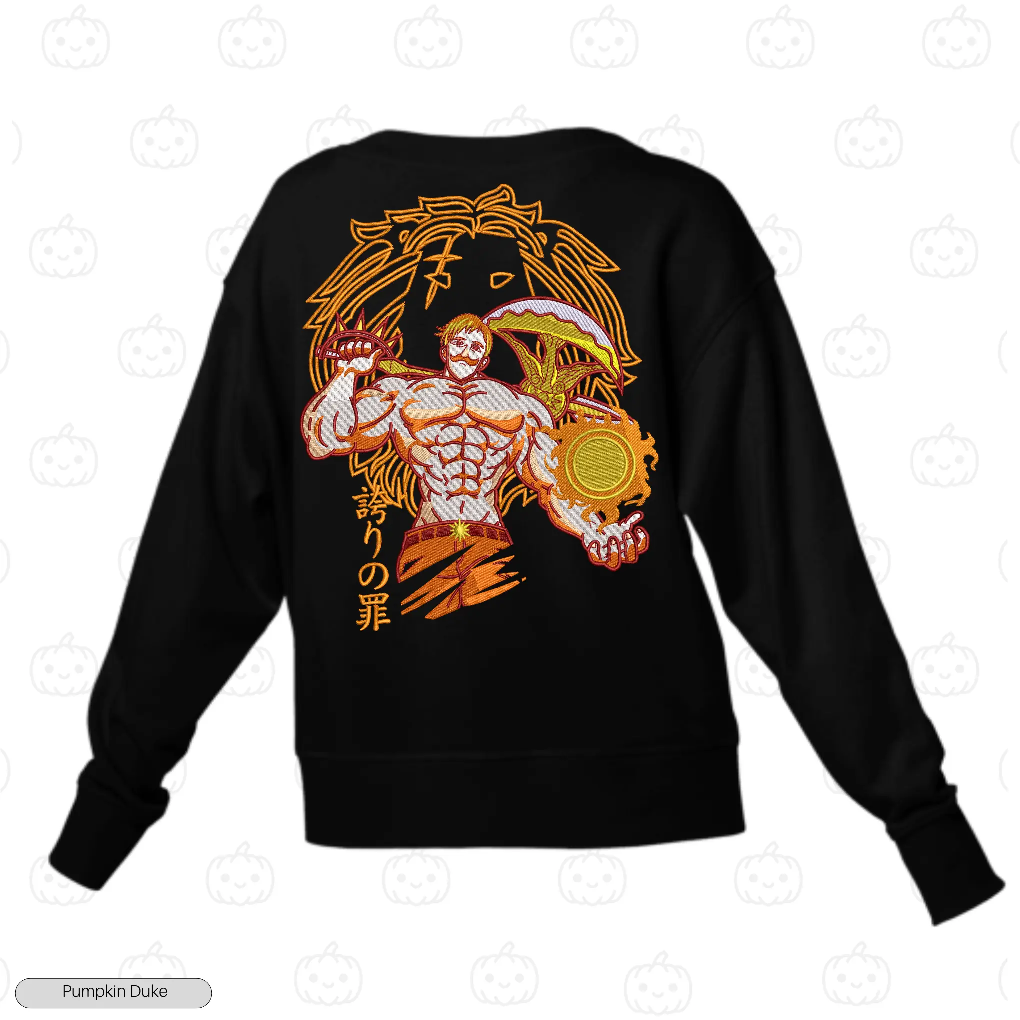 Escanor Cruel Sun Embroidery Hoodie