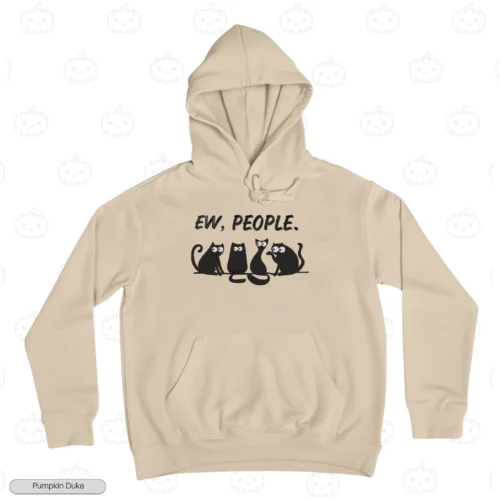 Eww People Embroidery Hoodie