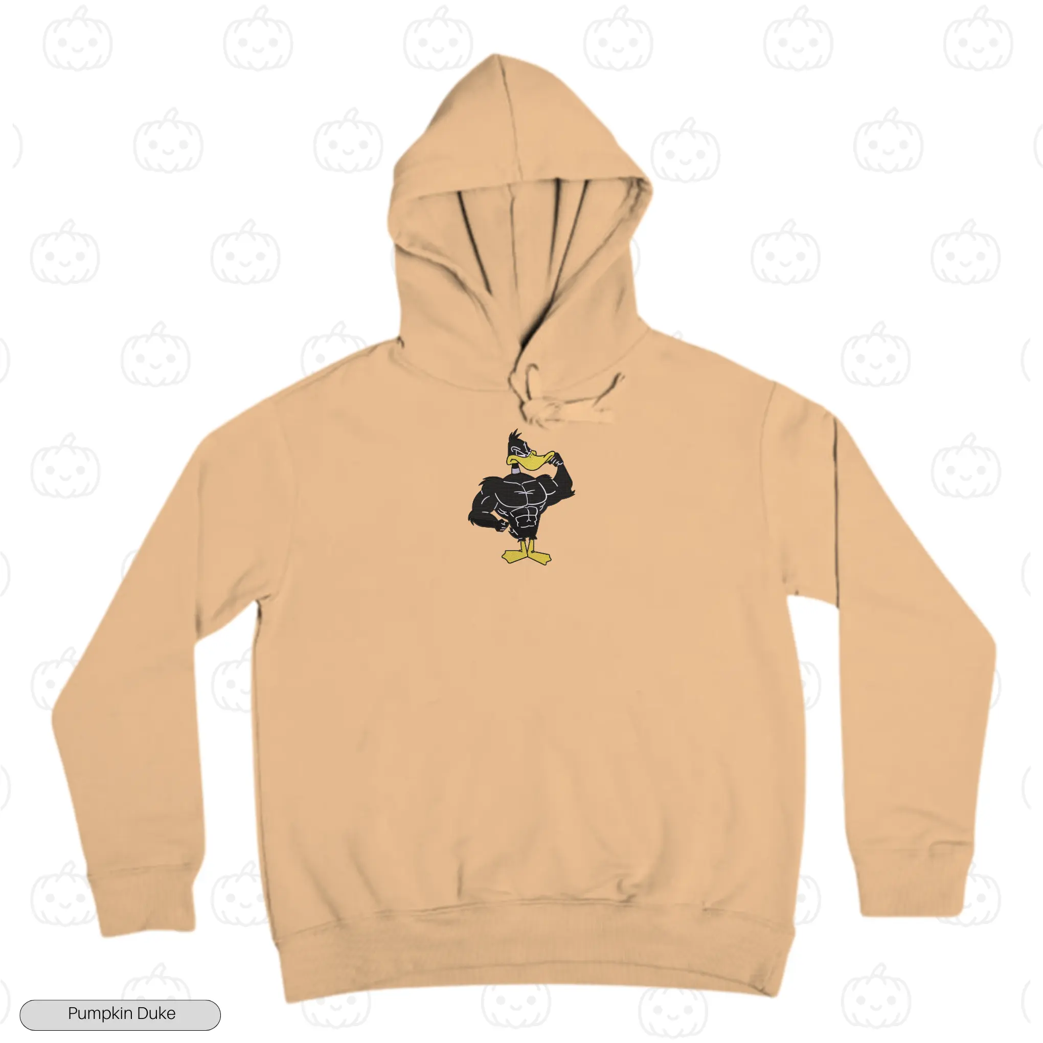 Flexing Daffy Embroidery Hoodie