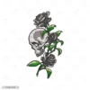 Grief in Petals Embroidery Hoodie
