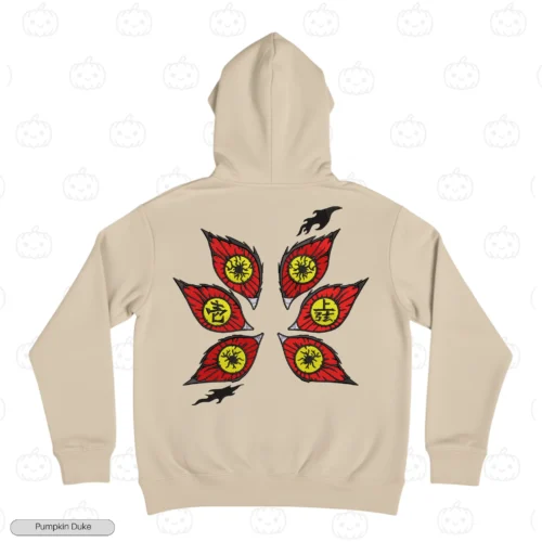 Kokushibo Eyes V1 Embroidery Hoodie