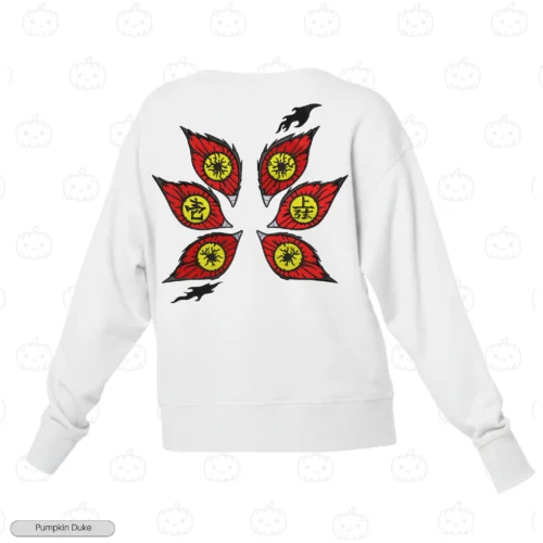 Kokushibo Eyes V1 Embroidery Sweatshirt