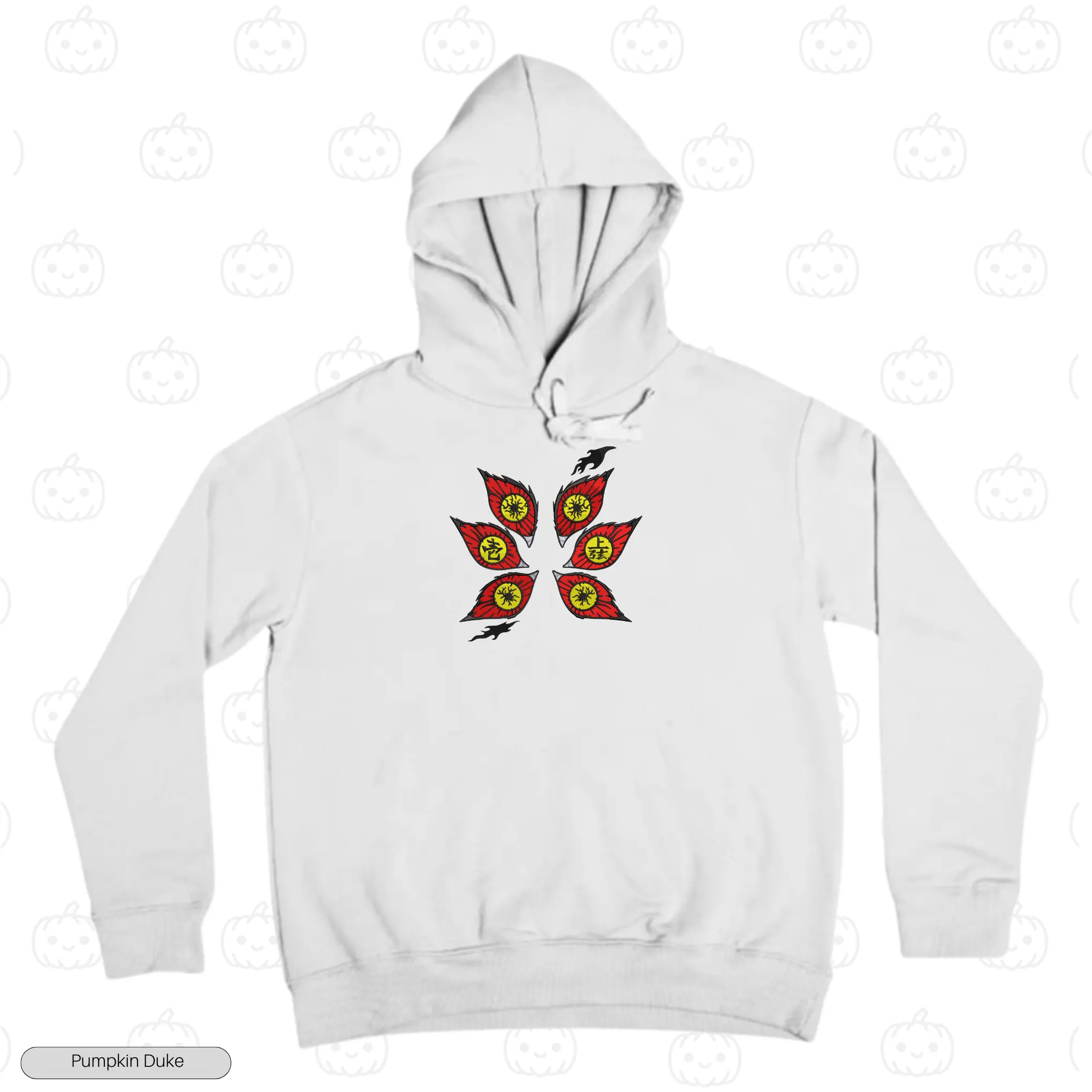 Kokushibo Eyes V1 Embroidery Hoodie