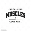Loading Muscles Embroidery Hoodie