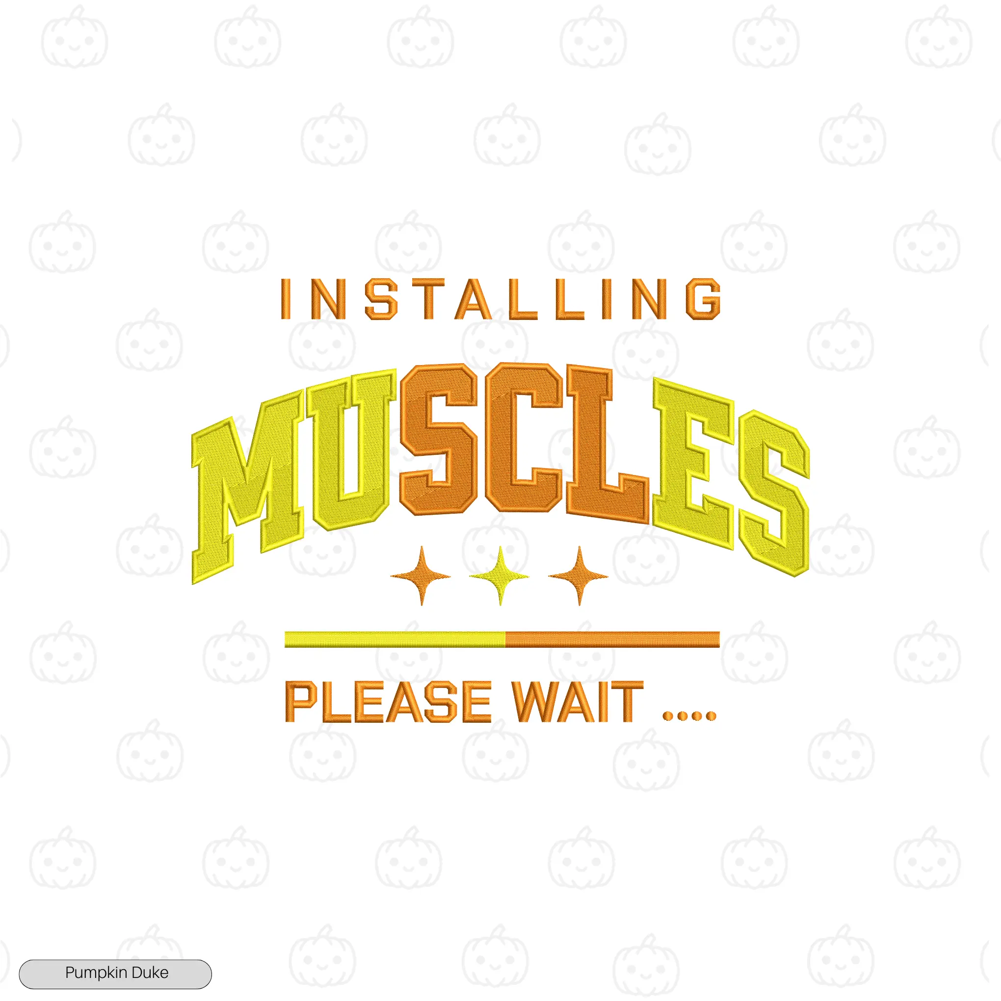 Loading Muscles Embroidery Hoodie