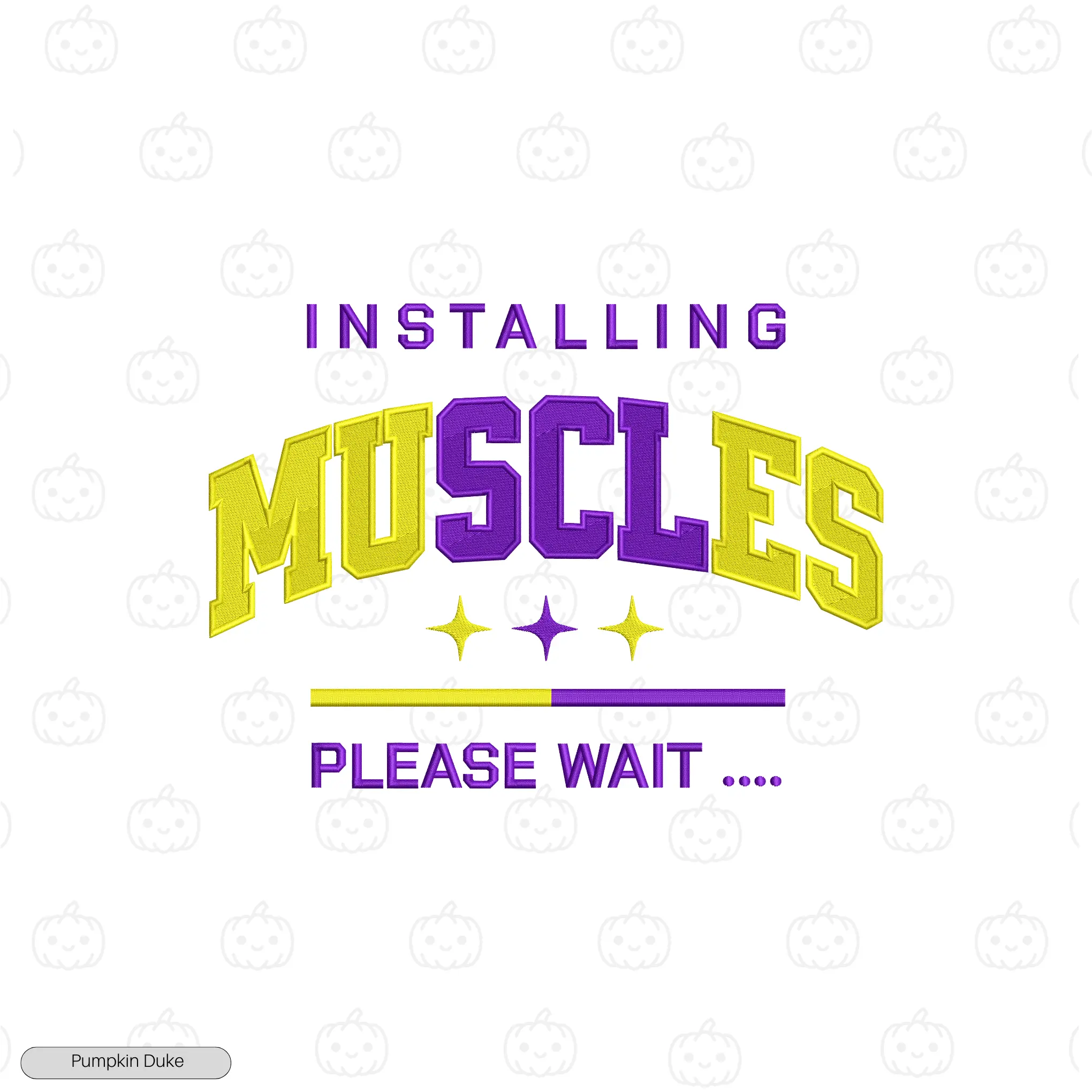 Loading Muscles Embroidery Hoodie