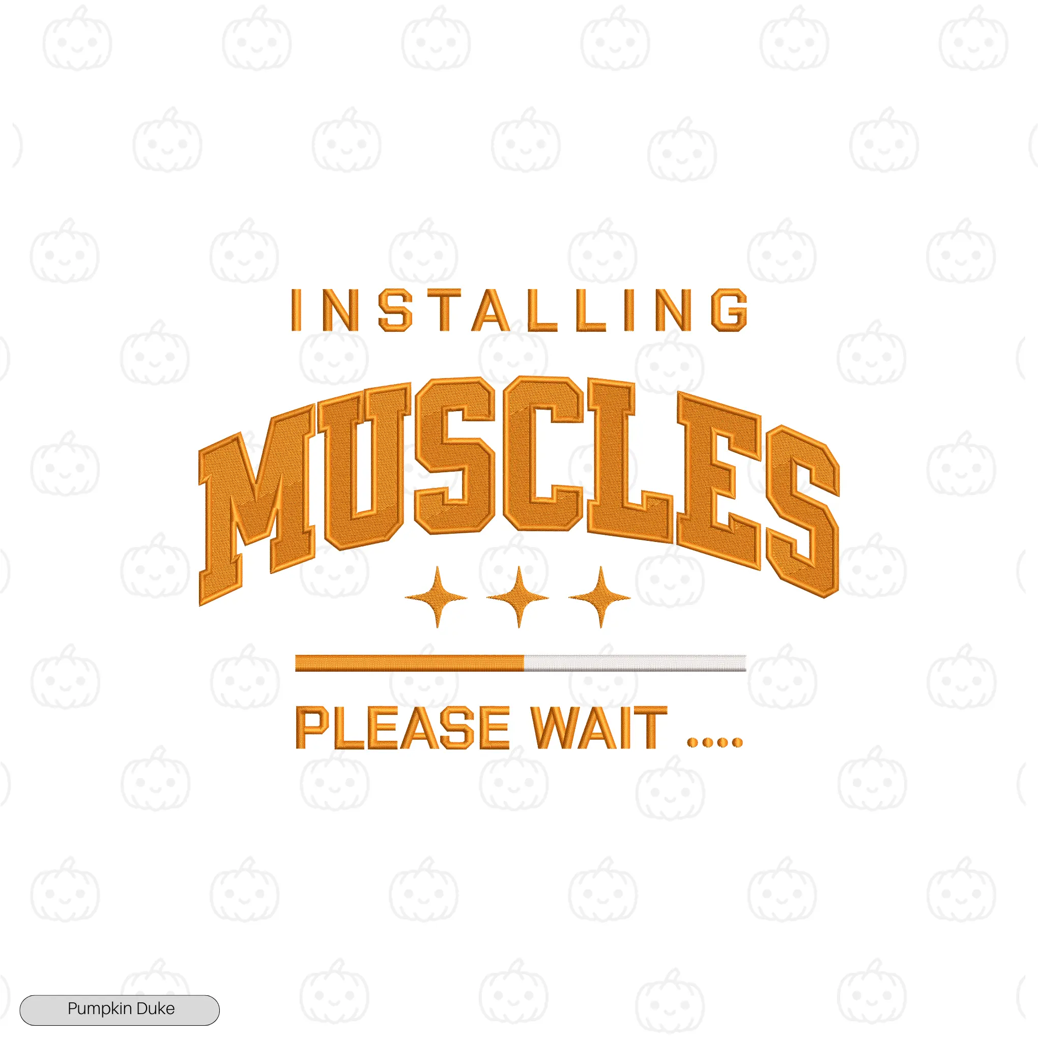 Loading Muscles Embroidery Hoodie