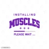 Loading Muscles Embroidery Hoodie