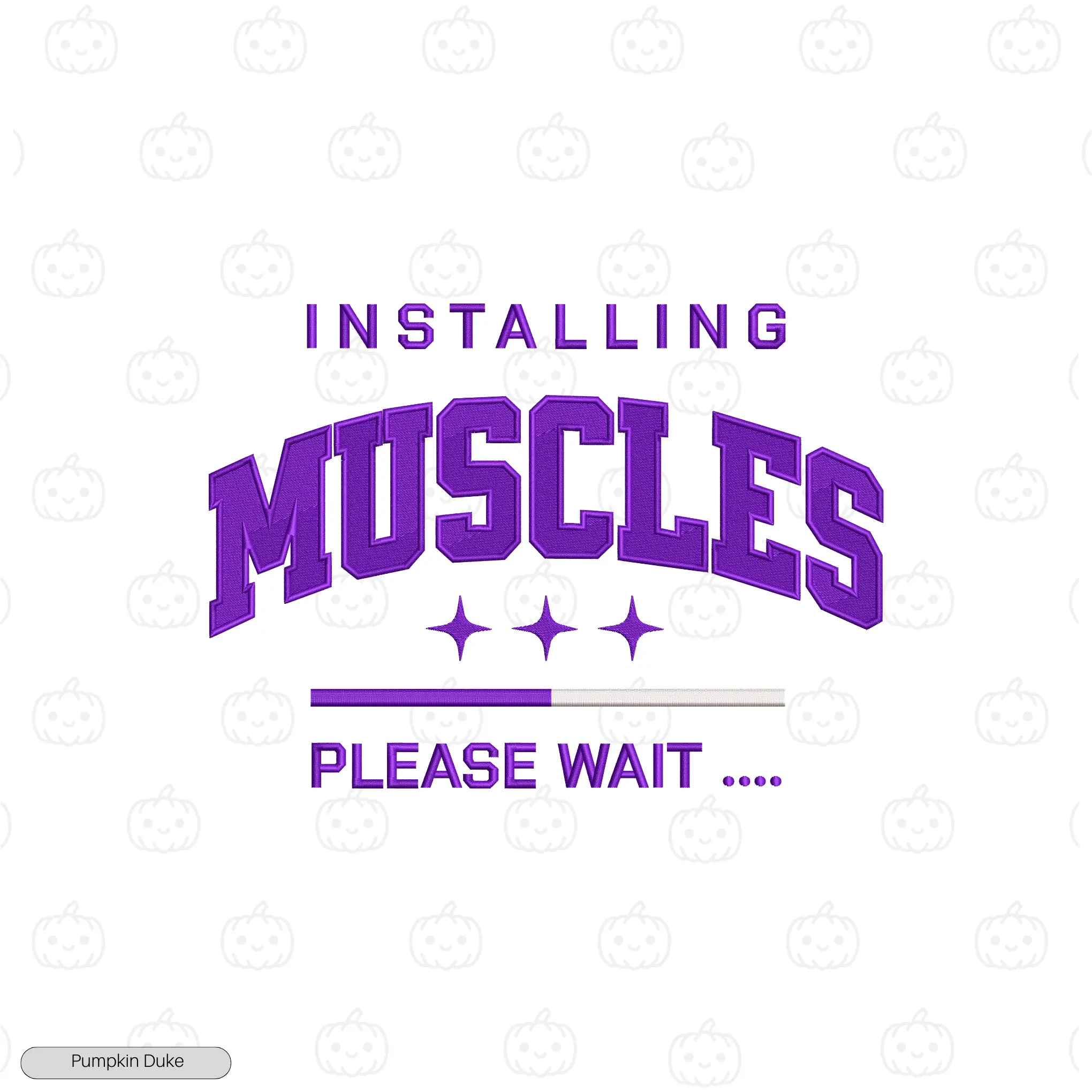 Loading Muscles Embroidery Hoodie
