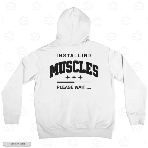Loading Muscles Embroidery Hoodie