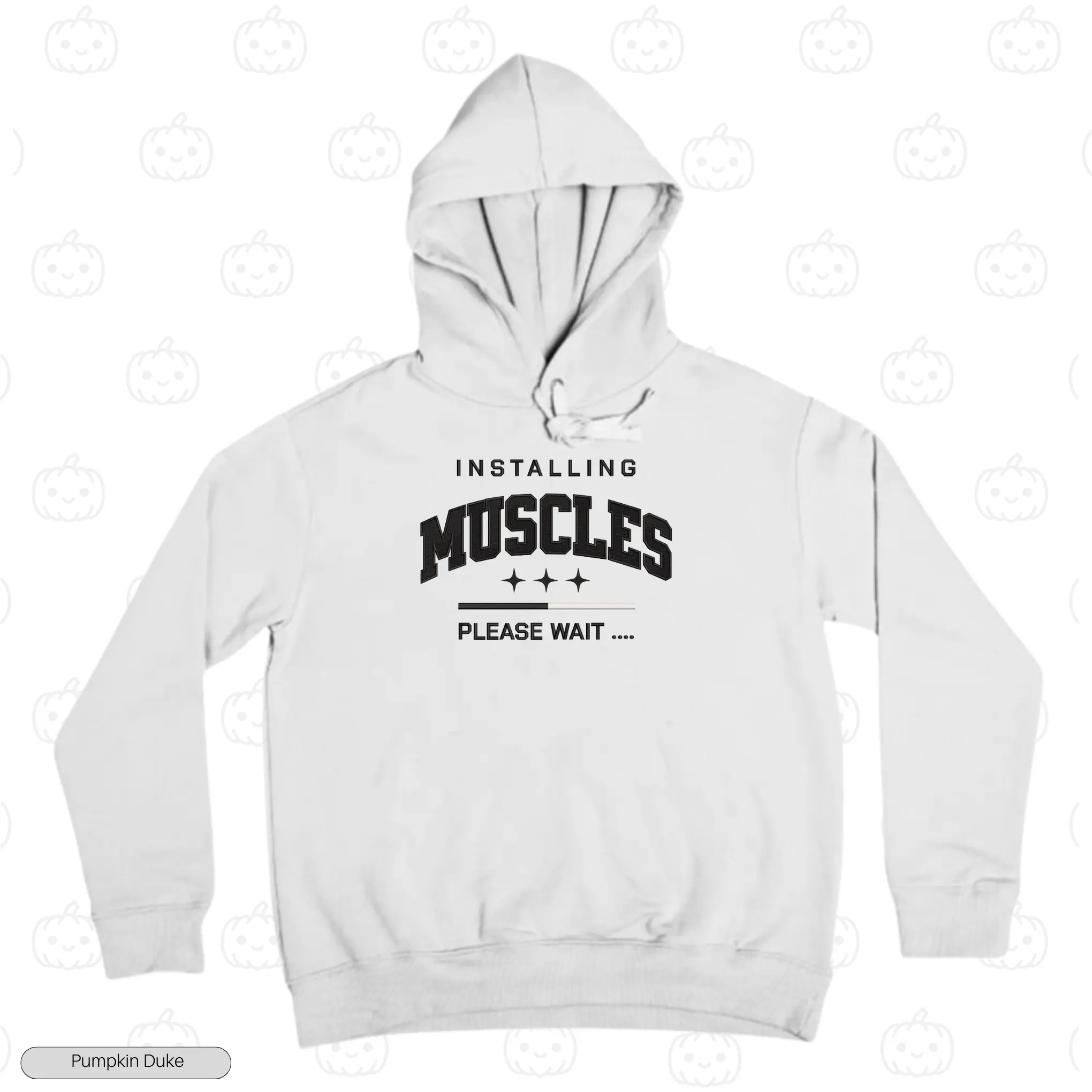 Loading Muscles Embroidery Hoodie