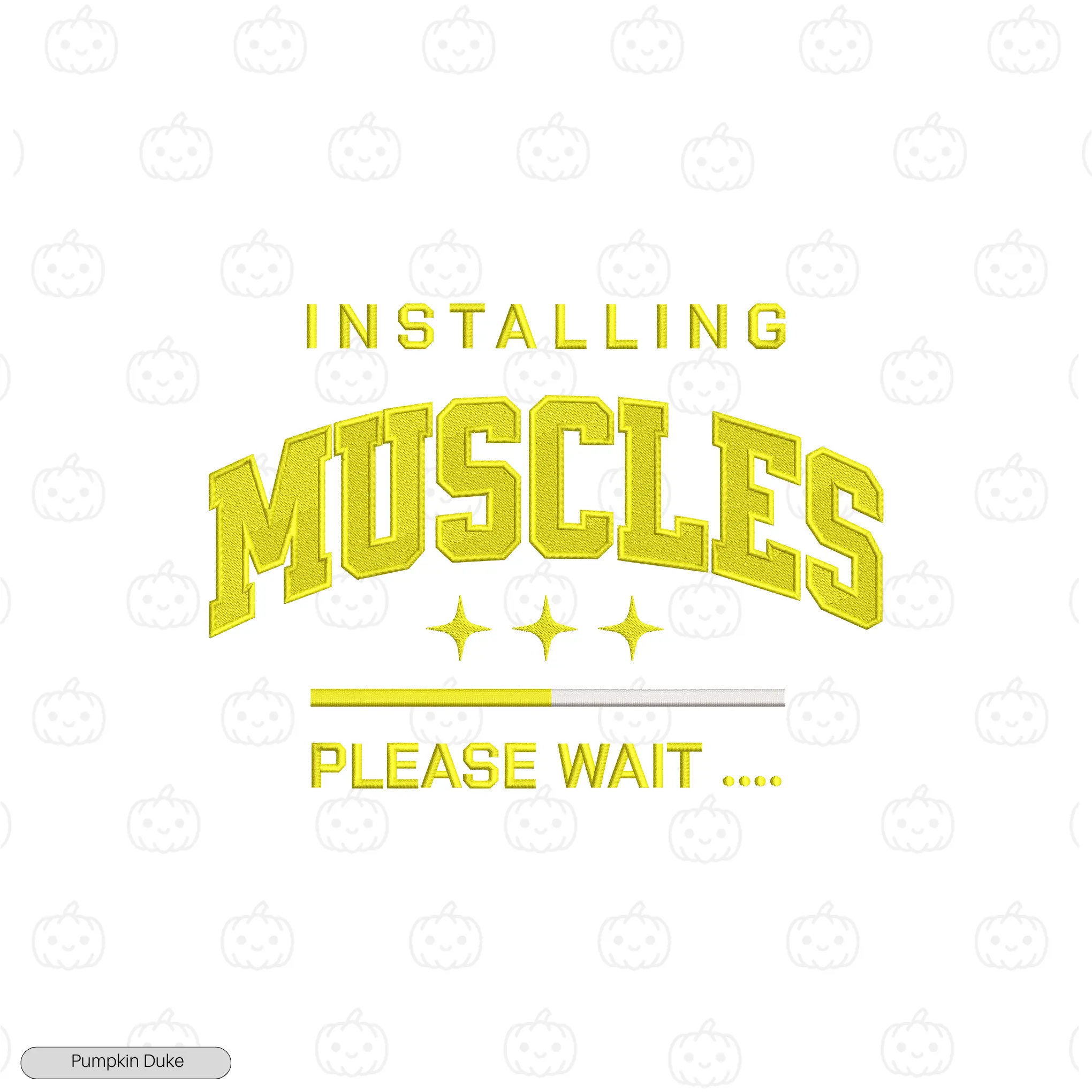 Loading Muscles Embroidery Hoodie