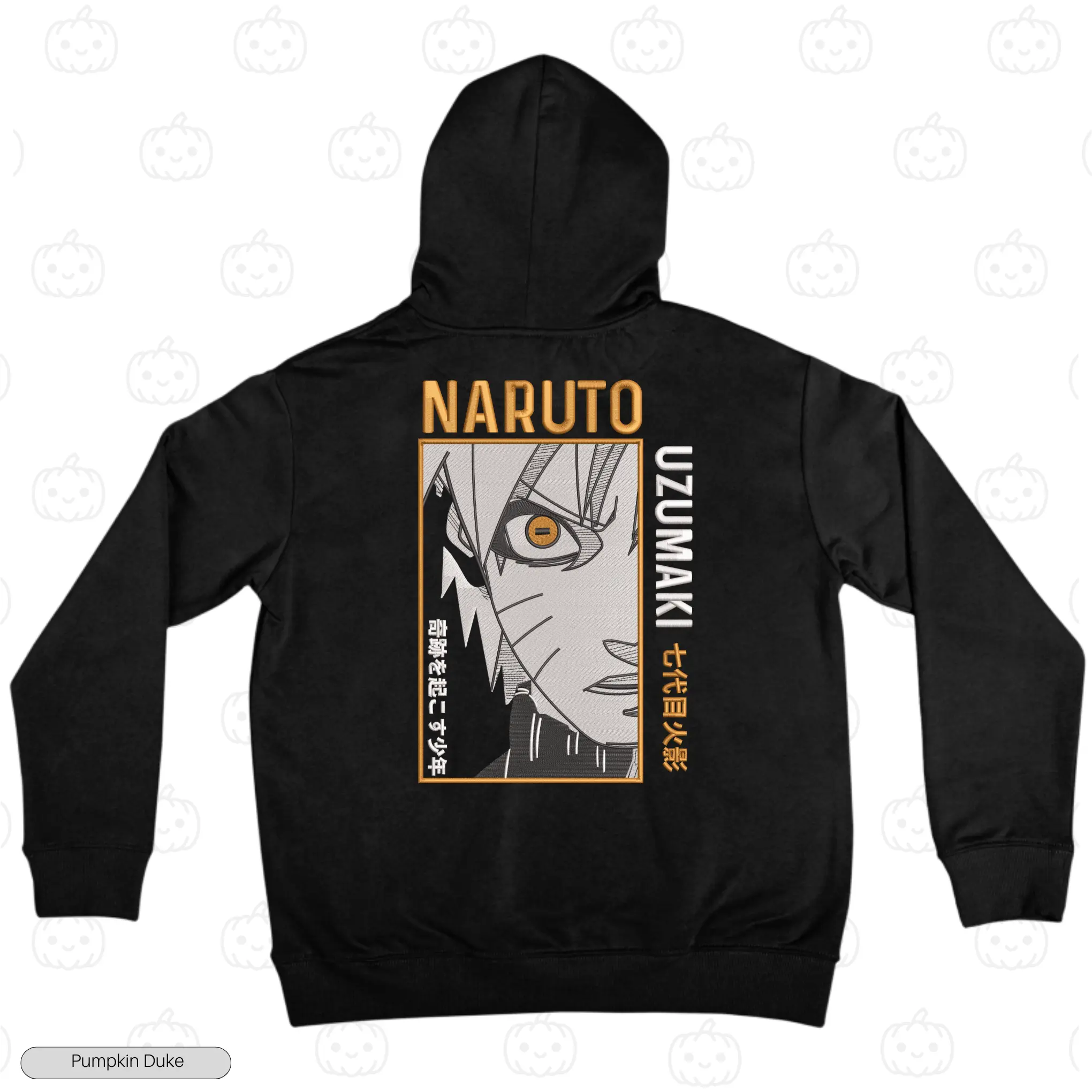 Naruto Uzumaki Face V1 Embroidery Hoodie