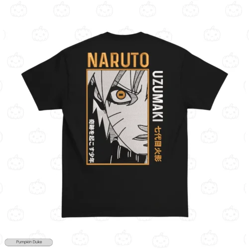 Naruto Uzumaki Face V1 Embroidery T-Shirt
