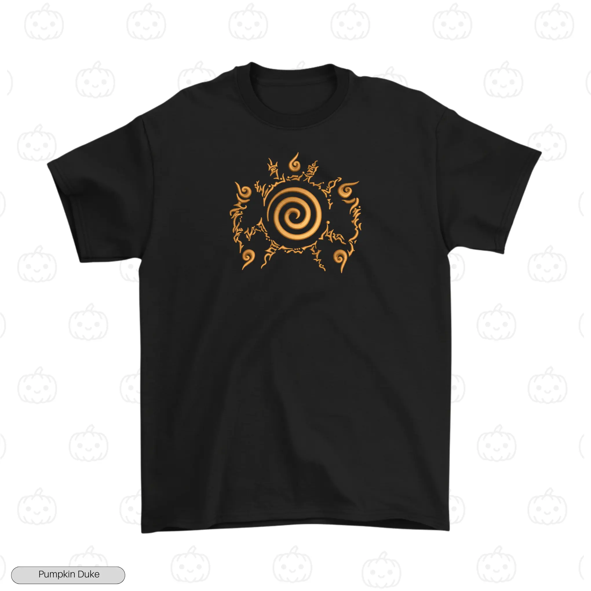 Naruto Uzumaki Face V1 Embroidery T-Shirt