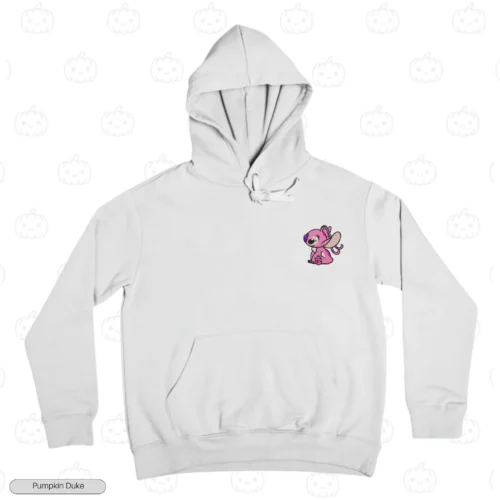 Angel In Love V1 White Logo Embroidery Hoodie Angel In Love V1 Embroidery Hoodie
