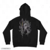 Kyojuri Rengoku Face V1 Black Back Embroidery Hoodie Kyojuro Rengoku Face V1 Embroidery Hoodie