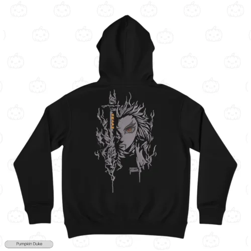 Kyojuro Rengoku Face V1 Embroidery Hoodie