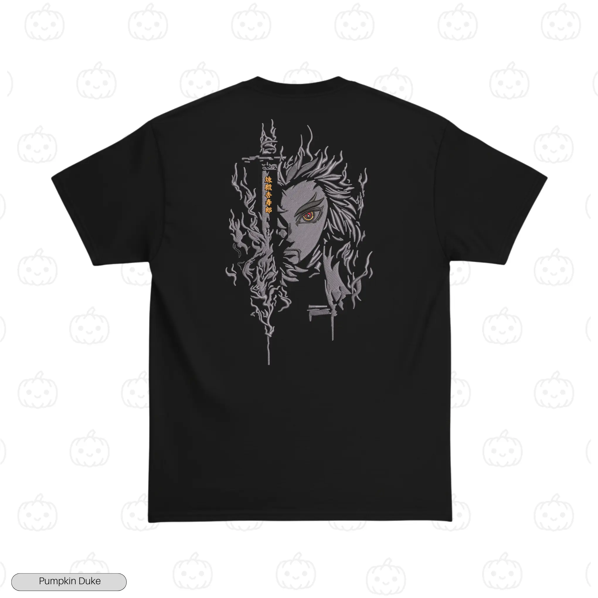 Kyojuro Rengoku Face V1 Embroidery T-Shirt