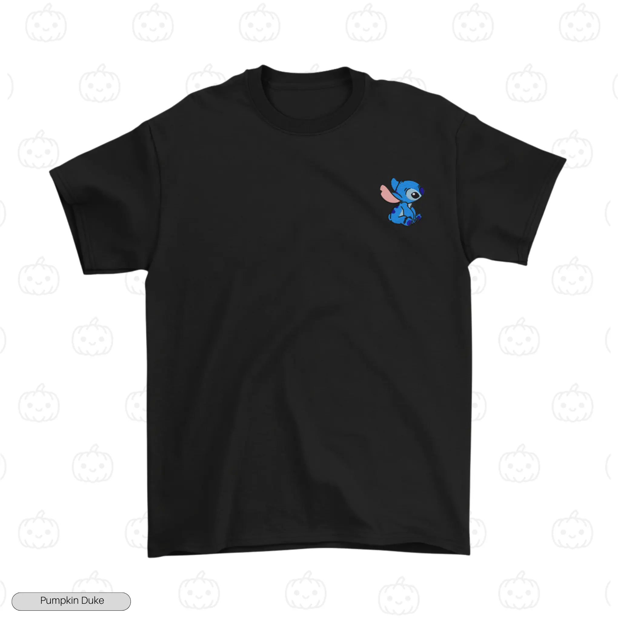 Stitch In Love V1 Embroidery T-Shirt