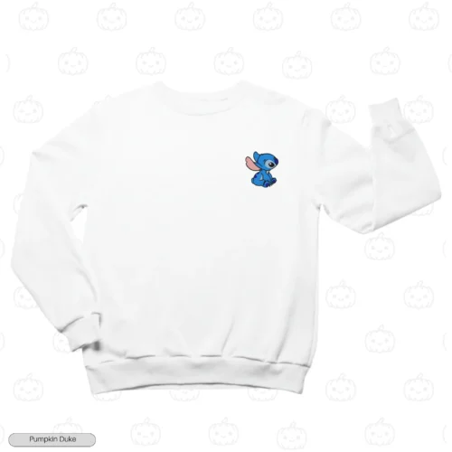 Stitch In Love V1 Embroidery Sweatshirt