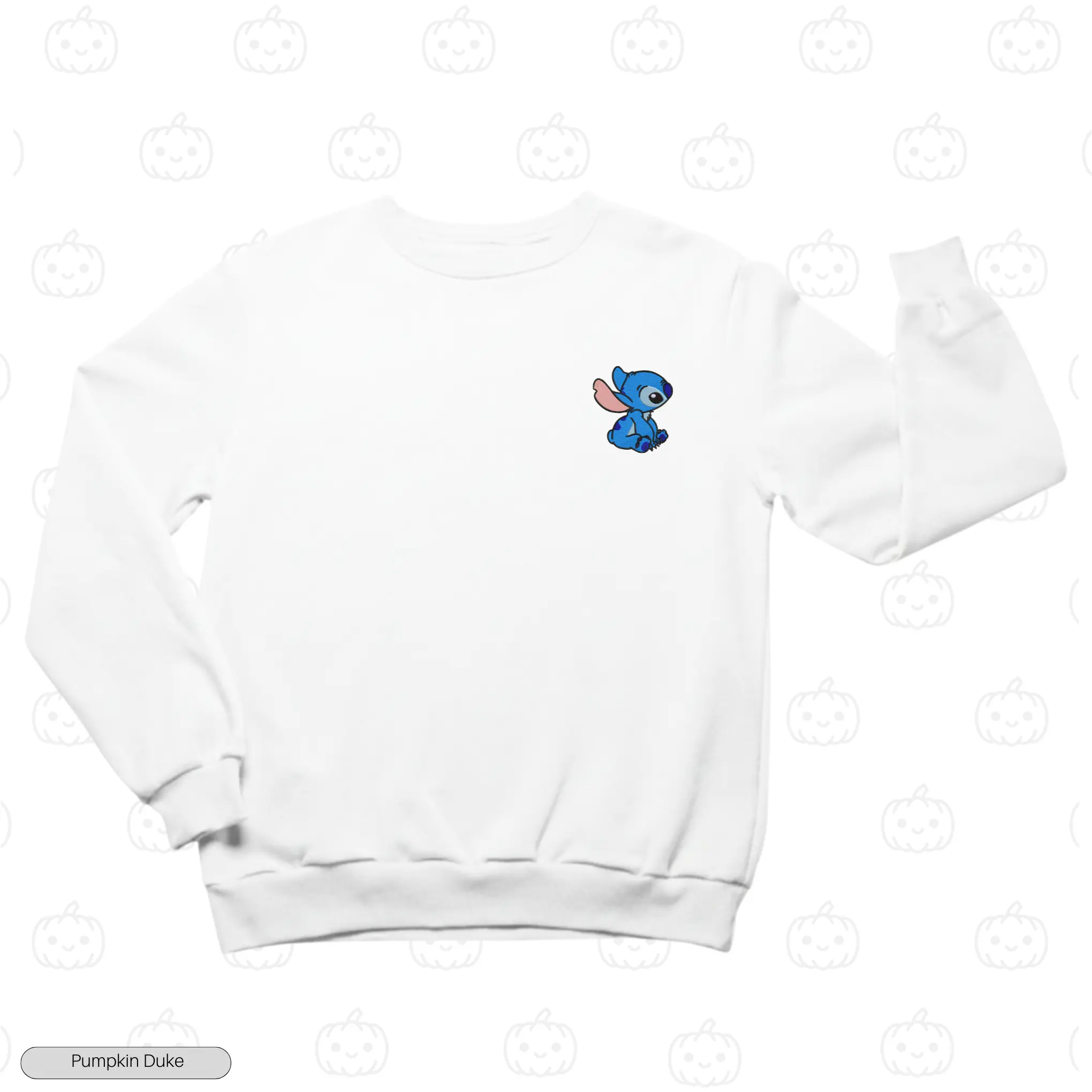 Stitch In Love V1 Embroidery Sweatshirt