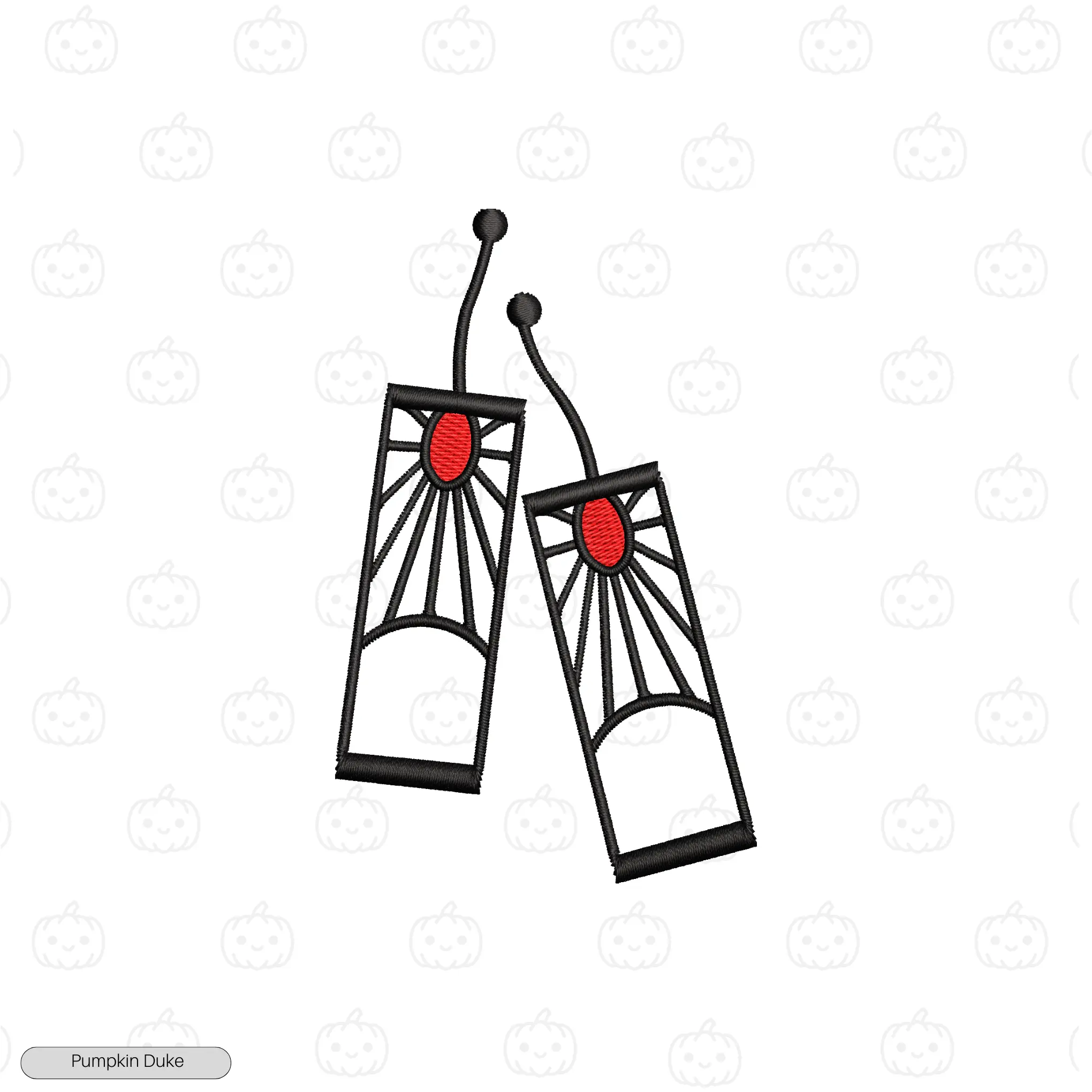 Blade of Two Breaths Embroidery Hoodie