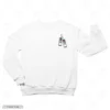 Tanjiro Earrings V1 White Logo Embroidery Sweatshirt Blade of Two Breaths Embroidery Sweatshirt