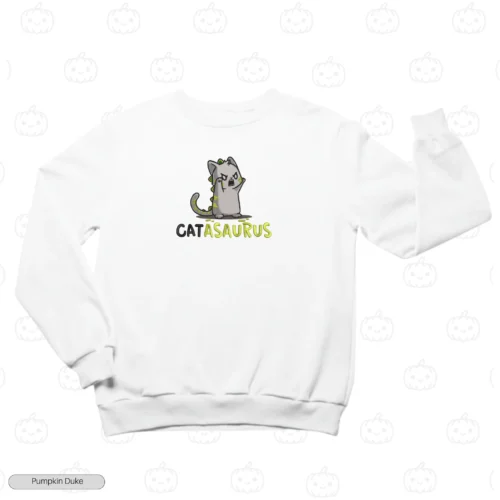 Catasaurus Embroidery Sweatshirt
