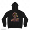Chromatic Skull Embroidery Hoodie