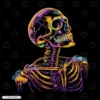 Chromatic Skull Embroidery T-Shirt