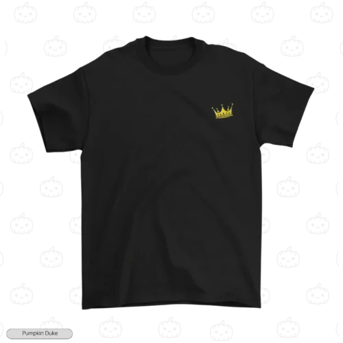 Cute Crown Black Logo Embroidery T-Shirt Cute Crown Embroidery T-Shirt