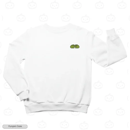 Frogs Love Embroidery Sweatshirt