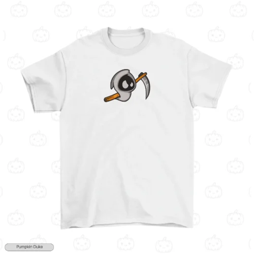 Cute Reaper Embroidery T-Shirt