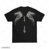 Human Skeleton Embroidery T-Shirt