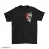 Human Skeleton Embroidery T-Shirt