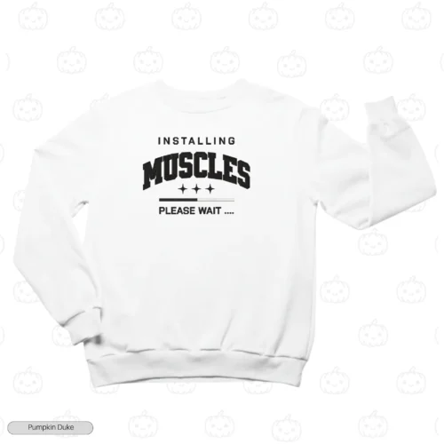 Loading Muscles Embroidery Sweatshirt