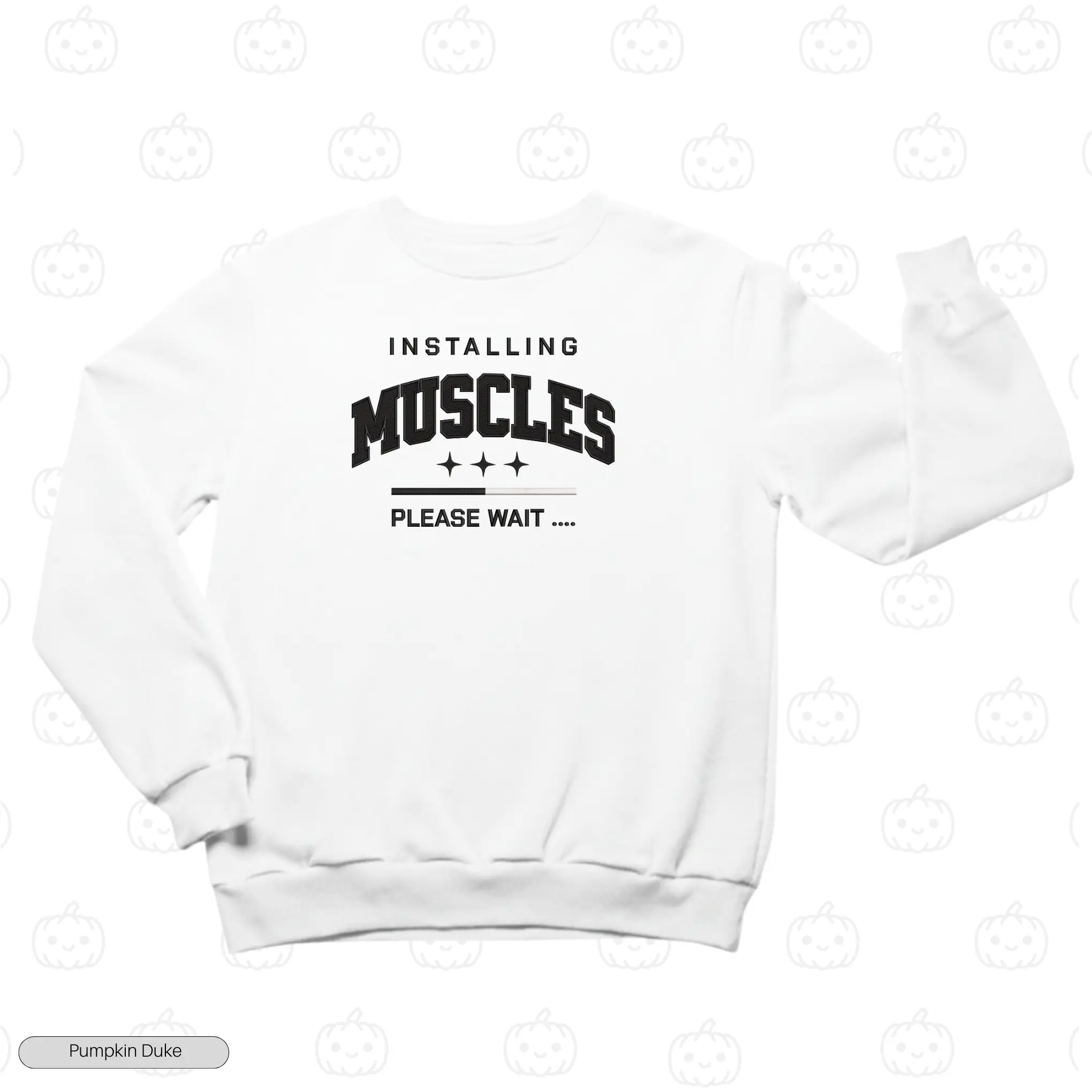 Loading Muscles Embroidery Sweatshirt
