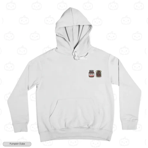 Nutella Bread White Logo Embroidery Hoodie Nutella Bread Embroidery Hoodie