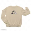 Prehistoric Love Embroidery Sweatshirt