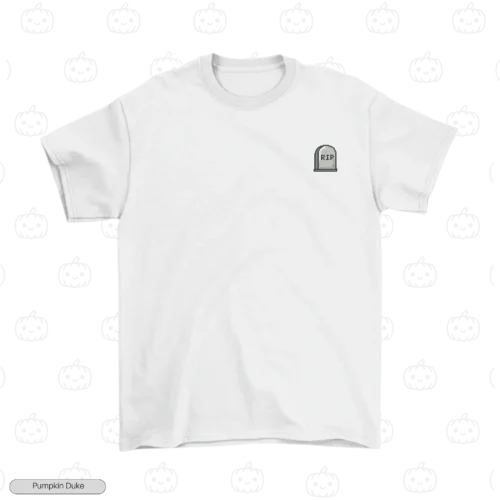 RIP White Logo Embroidery T-Shirt RIP Embroidery T-Shirt