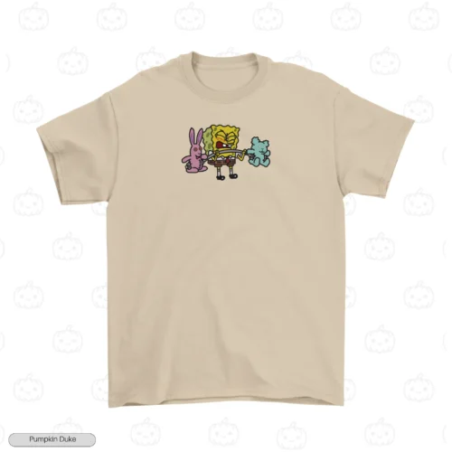 Spongebob Lifting Embroidery T-Shirt