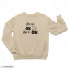Tearful Smile Embroidery Sweatshirt
