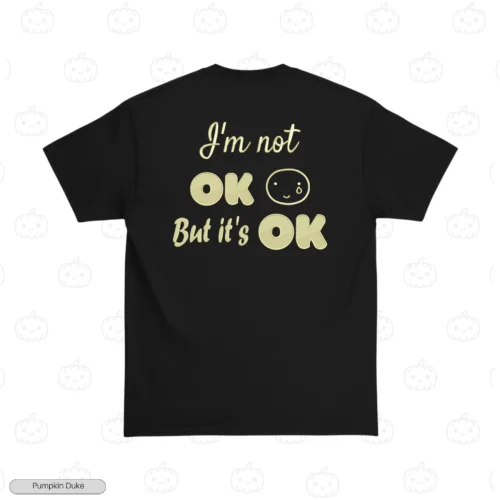 Tearful Smile Embroidery T-Shirt