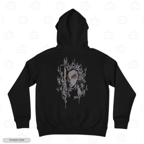 Kyojuro Rengoku Face Embroidery Hoodie