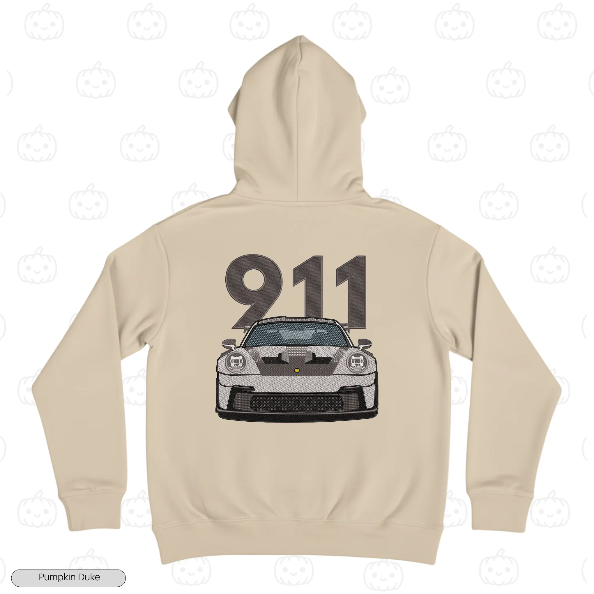 Porsche 911 Embroidery Hoodie