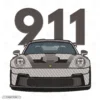 Porsche 911 Embroidery T-Shirt